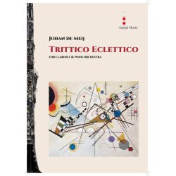         Trittico Ecclettico for clarinet & wind orchestra - Score - Johan de Meij
    