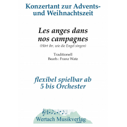         Les anges dans nos campagnes (Hört ihr, wie die Engel singen) - Traditional / Arr. Franz Watz
    