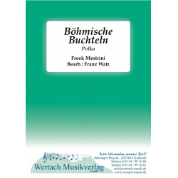         Böhmische Buchteln - Freek Mestrini / Arr. Franz Watz
    