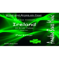         Wind and Brass on Tour - Ireland: 10 Irish Tunes für Bläserklasse und Jugendblasorchester - Glockenspiel - Bläserklasse - Andreas Simbeni
    