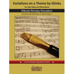         Variations on a Theme by Glinka - Nicolaj / Nicolai / Nikolay Rimskij-Korsakov / Arr. R. Mark Rogers
    
