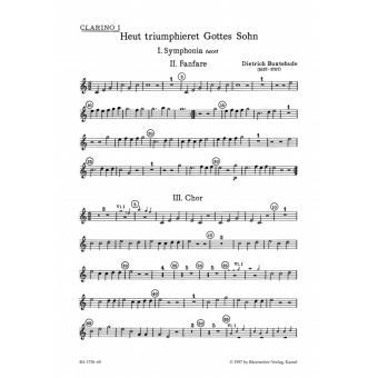 Heut triumphieret Gottes Sohn BuxWV 43