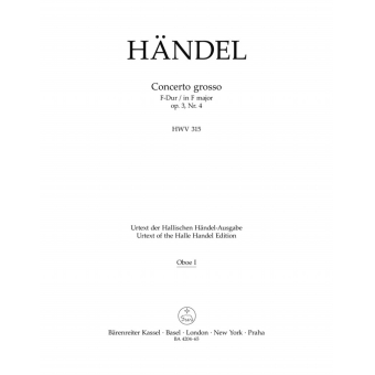 Concerto grosso in F major op. 3/4 HWV 315