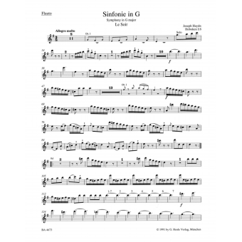 Symphony in G major Hob.I:8 "Le Soir"