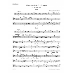         Missa brevis in G major K. 140 (235d) - Wolfgang Amadeus Mozart
    