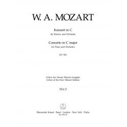         Concerto for Piano and Orchestra no. 25 in C major K. 503 - Wolfgang Amadeus Mozart
    