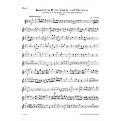         Concerto for Violin and Orchestra no. 1 in B-flat major K. 207 - Wolfgang Amadeus Mozart
    