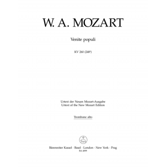 Venite populi K. 260 (248a)