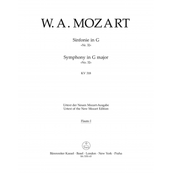 Symphony (Overture) no. 32 in G major K. 318