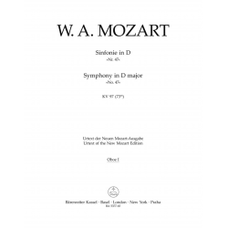         Symphony no. 47 in D major K. 97 (73m) - Wolfgang Amadeus Mozart
    