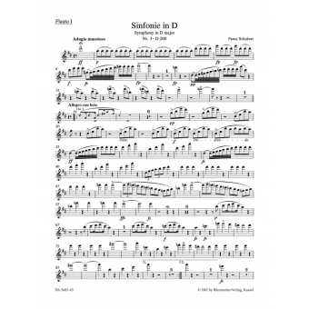 Symphony no. 3 in D major D 200