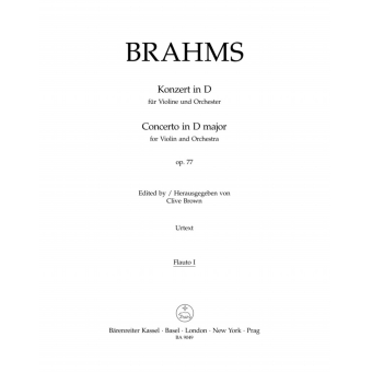 Concerto for Violin and Orchestra in D major op. 77