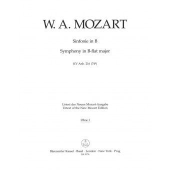 Symphony in B-flat major K. Anh. 216 (74g)