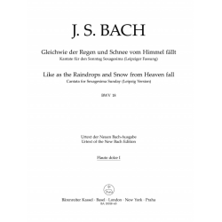         Like as the Raindrops and Snow from Heaven fall BWV 18 - Johann Sebastian Bach
    