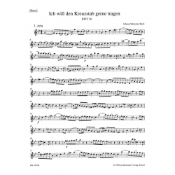         I will my cross-staff gladly carry BWV 56 "Cross Staff Cantata (Kreuzstabkantate)" - Johann Sebastian Bach
    