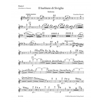 Il barbiere di Siviglia (Der Barbier von Sevilla). Sinfonia (Ouverture)