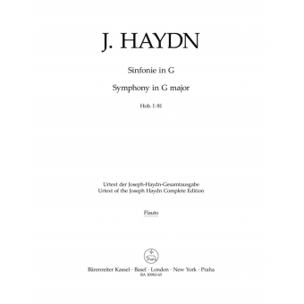 Symphony in G major Hob. I:81