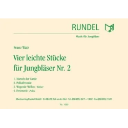         Vier leichte Stücke für Jungbläser - Band 2 - Franz Watz
    