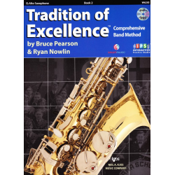         Tradition of Excellence Book 2 - Eb Alto Saxophone - Bruce Pearson
    