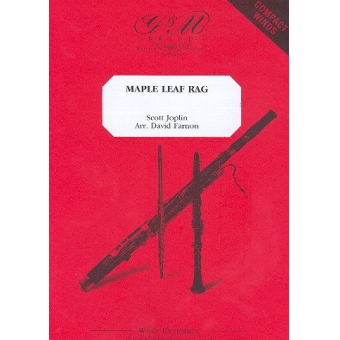 Maple Leaf Rag (für 4 Klarinetten oder Holzbläser-Quartett)
