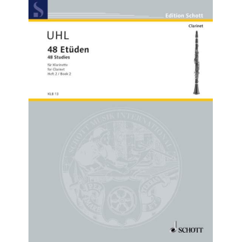 48 Etüden für Klarinette Heft 2