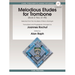         Melodious Etudes for Trombone Book 2 - Marco Bordogni / Arr. Joannes Rochut
    