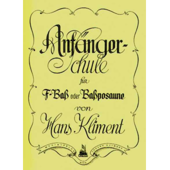 Anfängerschule  für F-Baß oder Baßposaune