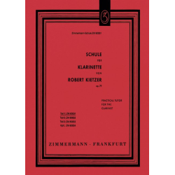         Schule für Klarinette  Teil 1 - Robert Kietzer
    