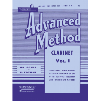 Rubank Advanced Method - Clarinet Vol. 1