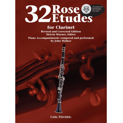         32 Rose Etudes for Clarinet - Revised and Corrected Edition - Cyrille Rose
    