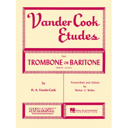         Vandercook Etudes for Trombone or Baritone - Hale Ascher VanderCook / Arr. Walter C. Welke
    