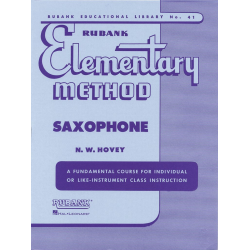         Rubank Elementary Method - Saxophone - Nilo W. Hovey
    