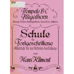         Schule für Fortgeschrittene - Hans Kliment sen.
    