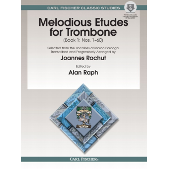 Melodious Etudes for Trombone Book 1 (+Online-Audio)