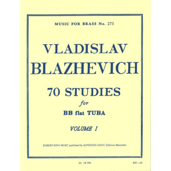 70 Studies for Bb Flat Tuba BC Vol. 1