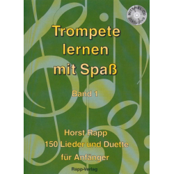         Trompete lernen mit Spaß Band 1 (inkl. CD) - Horst Rapp
    