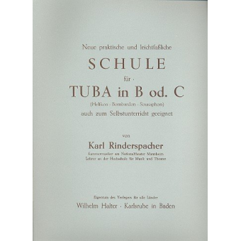 Leichtfassliche Schule für Tuba in B oder C
