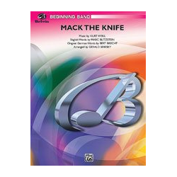         Mack the Knife (from <I>The Threepenny Opera</I>) - Kurt Weill / Arr. Gerald Sebesky
    