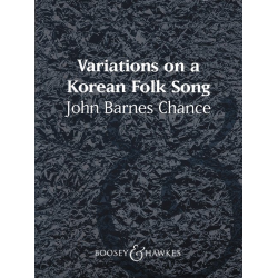         Variations on a Korean folk song - John Barnes Chance
    