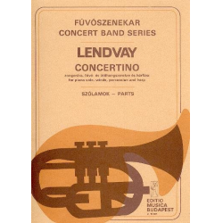         Concertino for Piano Solo, Winds, Percussion & Harp - Set Parts - - Kamillo Lendvay
    
