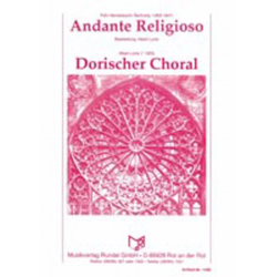         Dorischer Choral / Andante Religioso - Felix Mendelssohn-Bartholdy / Arr. Albert Loritz
    