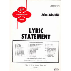         Lyric Statement - John Zdechlik
    