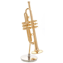         Miniatur Trompete mit Standfuß / Miniatures Trumpet
    