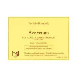         Ave Verum - Wolfgang Amadeus Mozart / Arr. Willi Löffler
    
