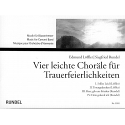        Vier leichte Choräle für Trauerfeierlichkeiten - Edmund Löffler / Arr. Siegfried Rundel
    