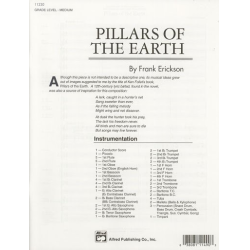         Pillars of the Earth (concert band) - Frank Erickson
    