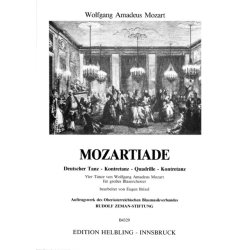         Mozartiade (4 Tänze von Mozart) - Wolfgang Amadeus Mozart / Arr. Eugen Brixel
    