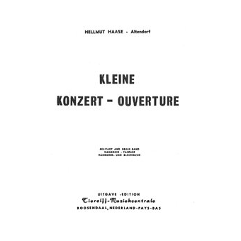 Kleine Konzert Ouverture