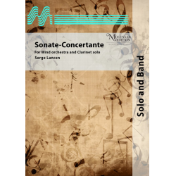         Sonate Concertante (Clarinet solo and Band
) - Serge Lancen
    