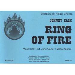         Ring of Fire (Johnny Cash) - Merle Kilgore / Arr. Holger Chellga
    